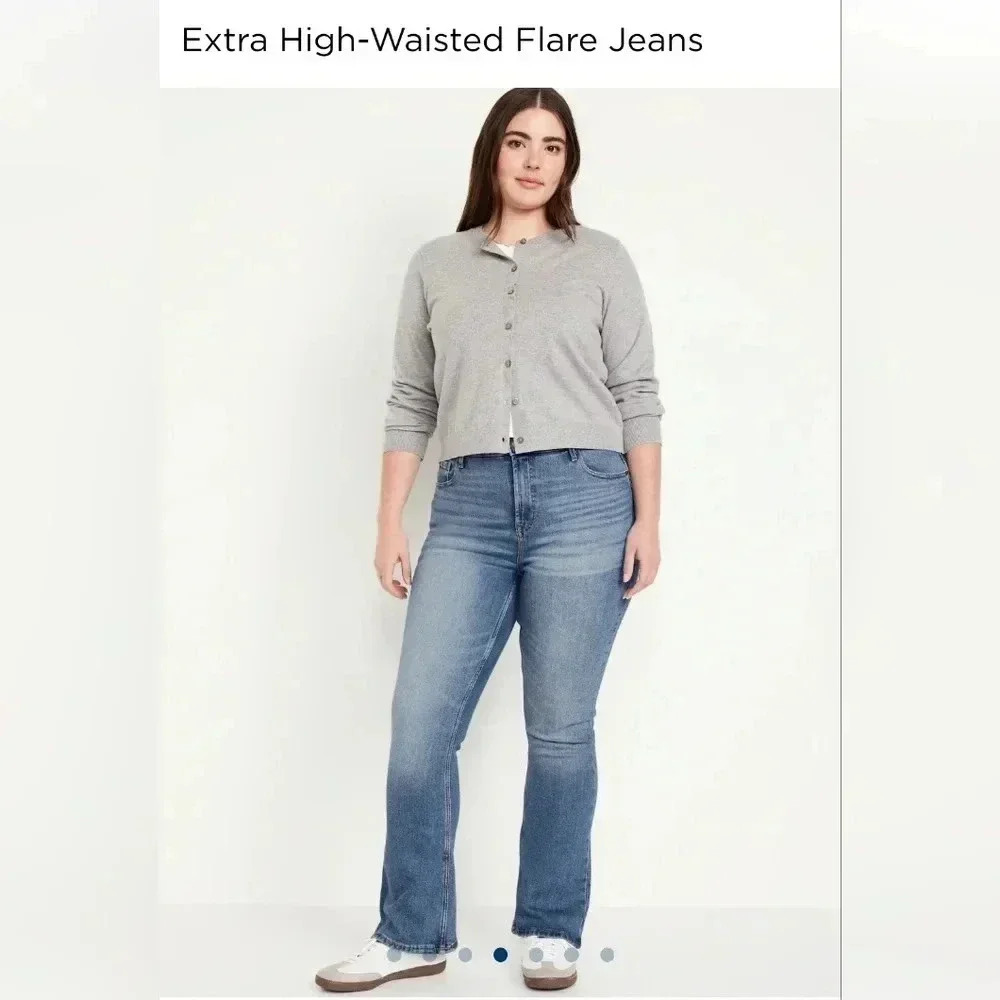 Old Navy Extra High Waisted Flare Jeans size  14
